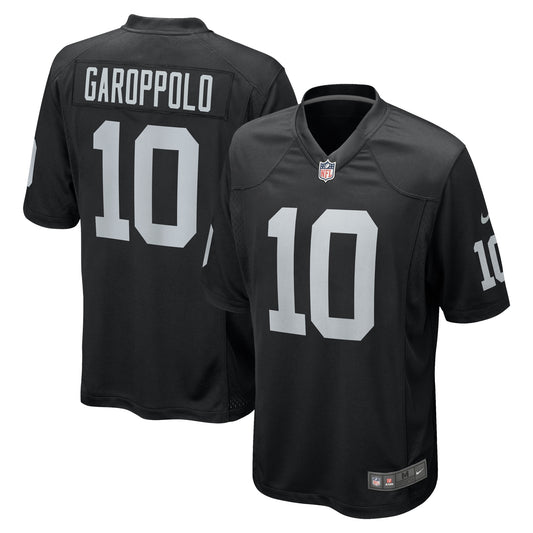Jimmy Garoppolo Las Vegas Raiders Game Player Jersey - Black