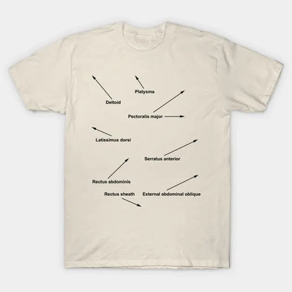 Muscle Shirt (Black Text) T-Shirt