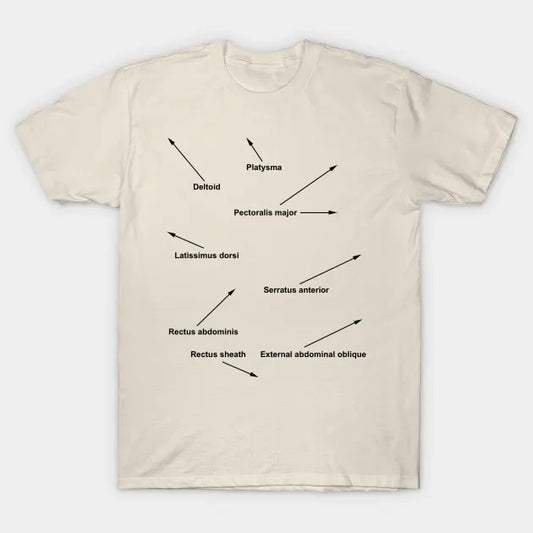 Muscle Shirt (Black Text) T-Shirt
