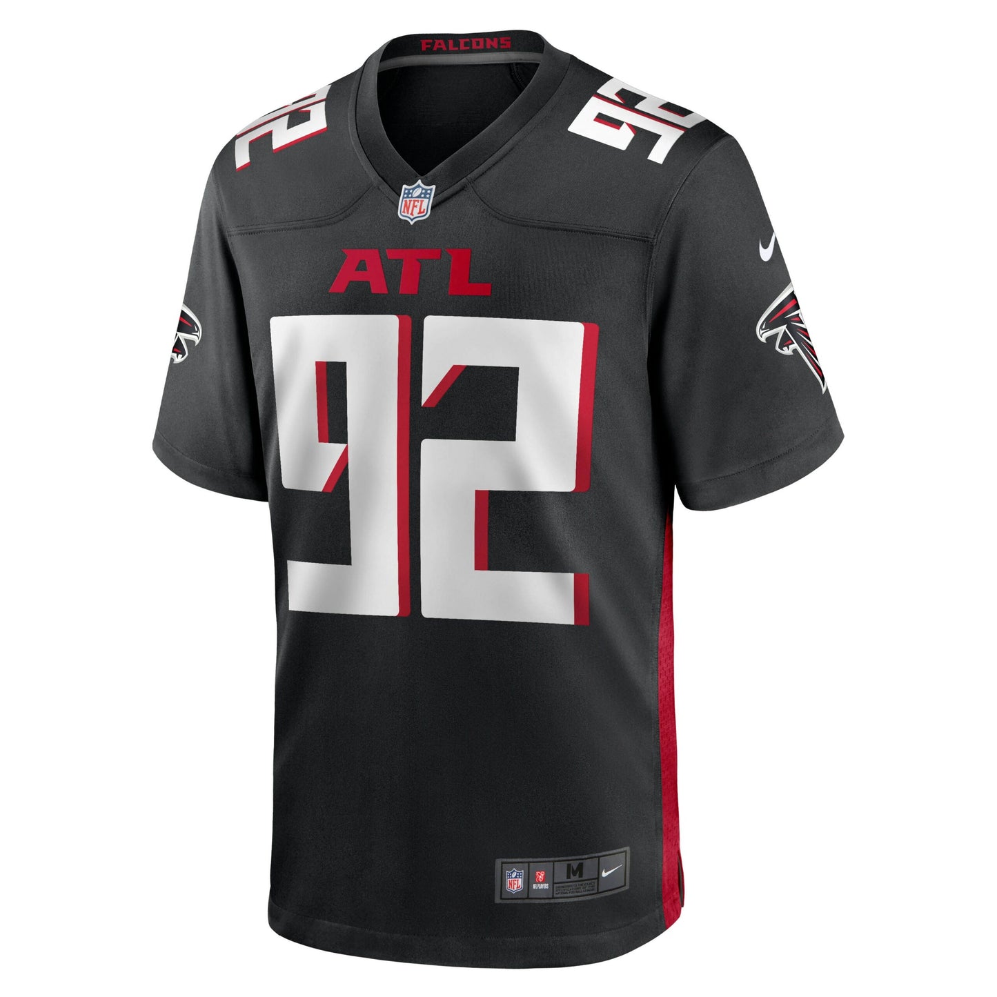Adetokunbo Ogundeji Atlanta Falcons Game Jersey - Black
