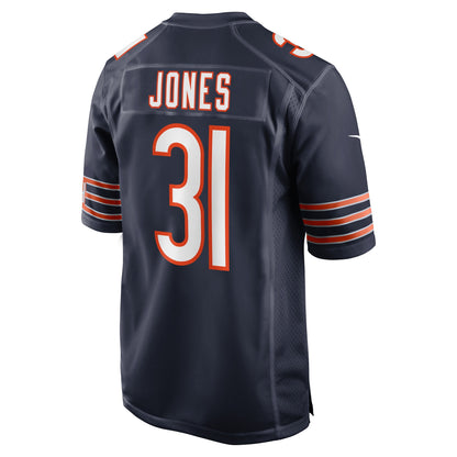 Jaylon Jones Chicago Bears Game Player Jersey - Navy