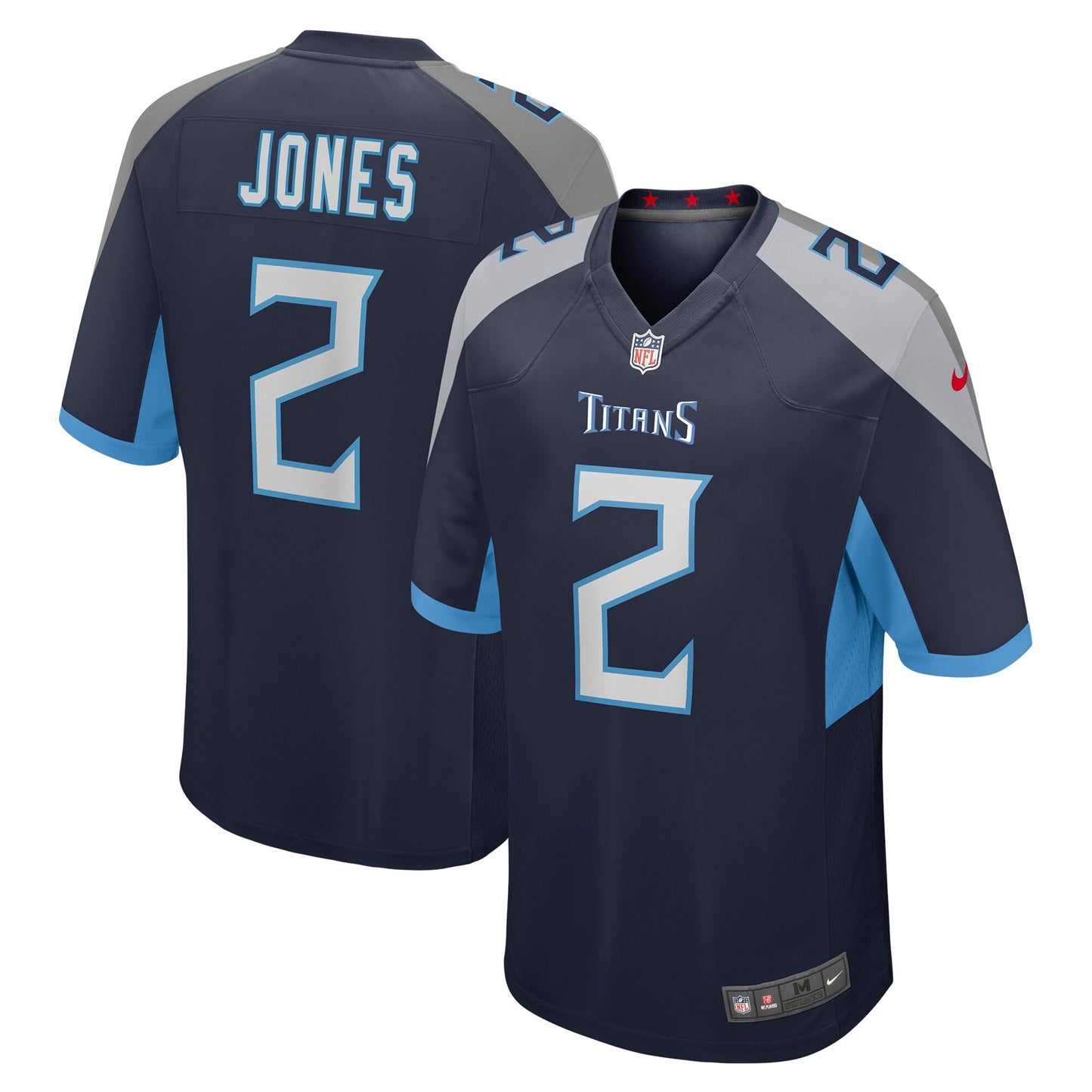 Julio Jones Tennessee Titans Game Player Jersey - Navy