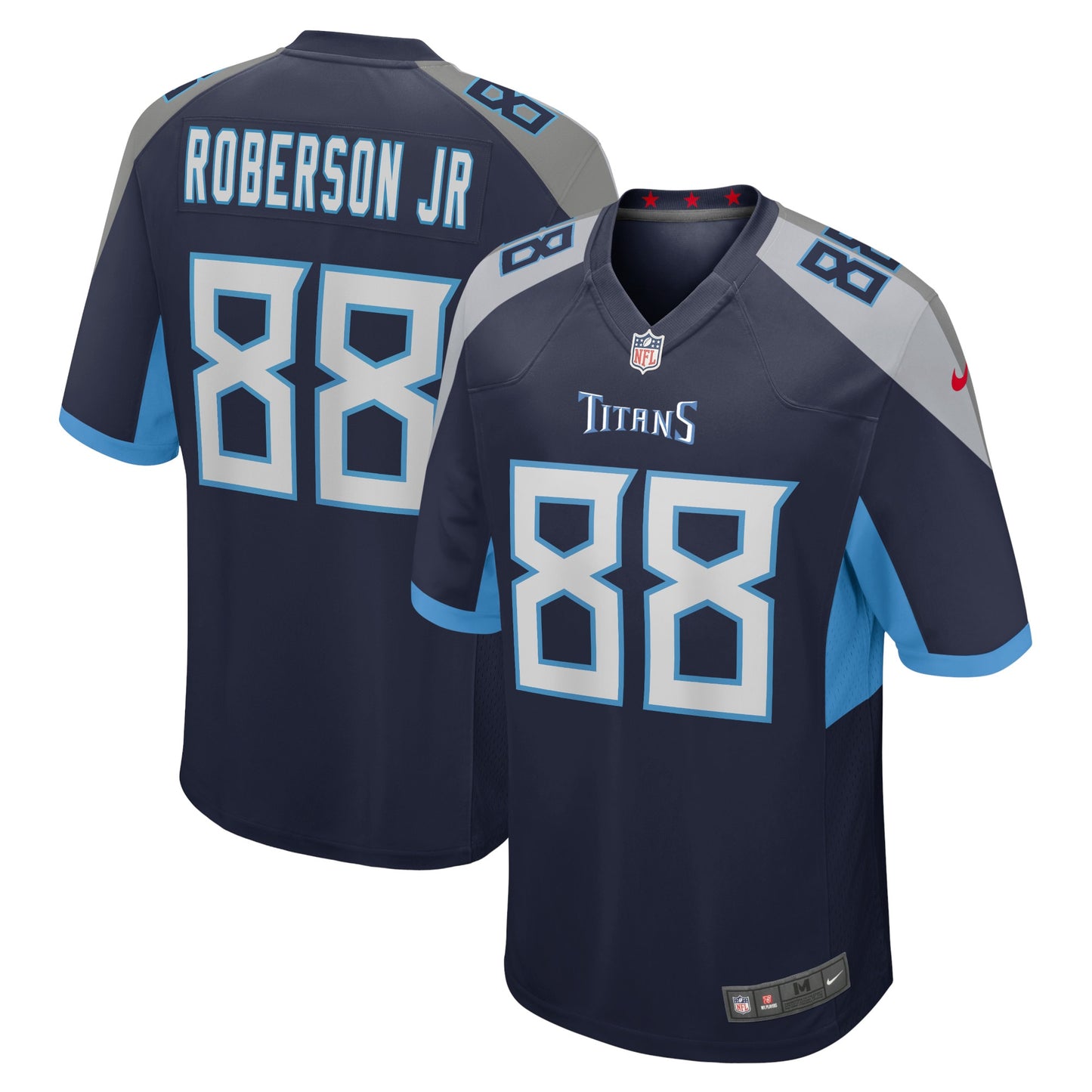 Reggie Roberson Jr. Tennessee Titans Home Game Player Jersey - Navy