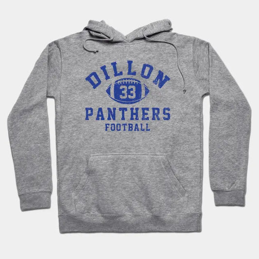 Dillon Panthers Football - #33 Tim Riggins - Vintage Logo Hoodie