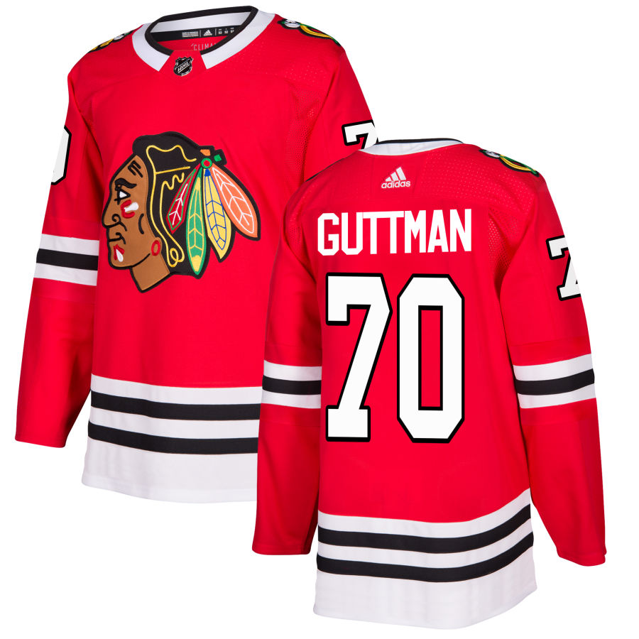 Cole Guttman Chicago Blackhawks Authentic Jersey - Red