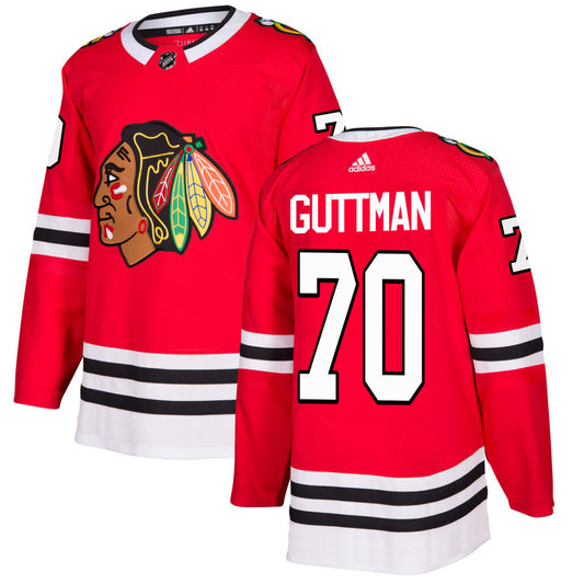 Cole Guttman Chicago Blackhawks Authentic Jersey - Red