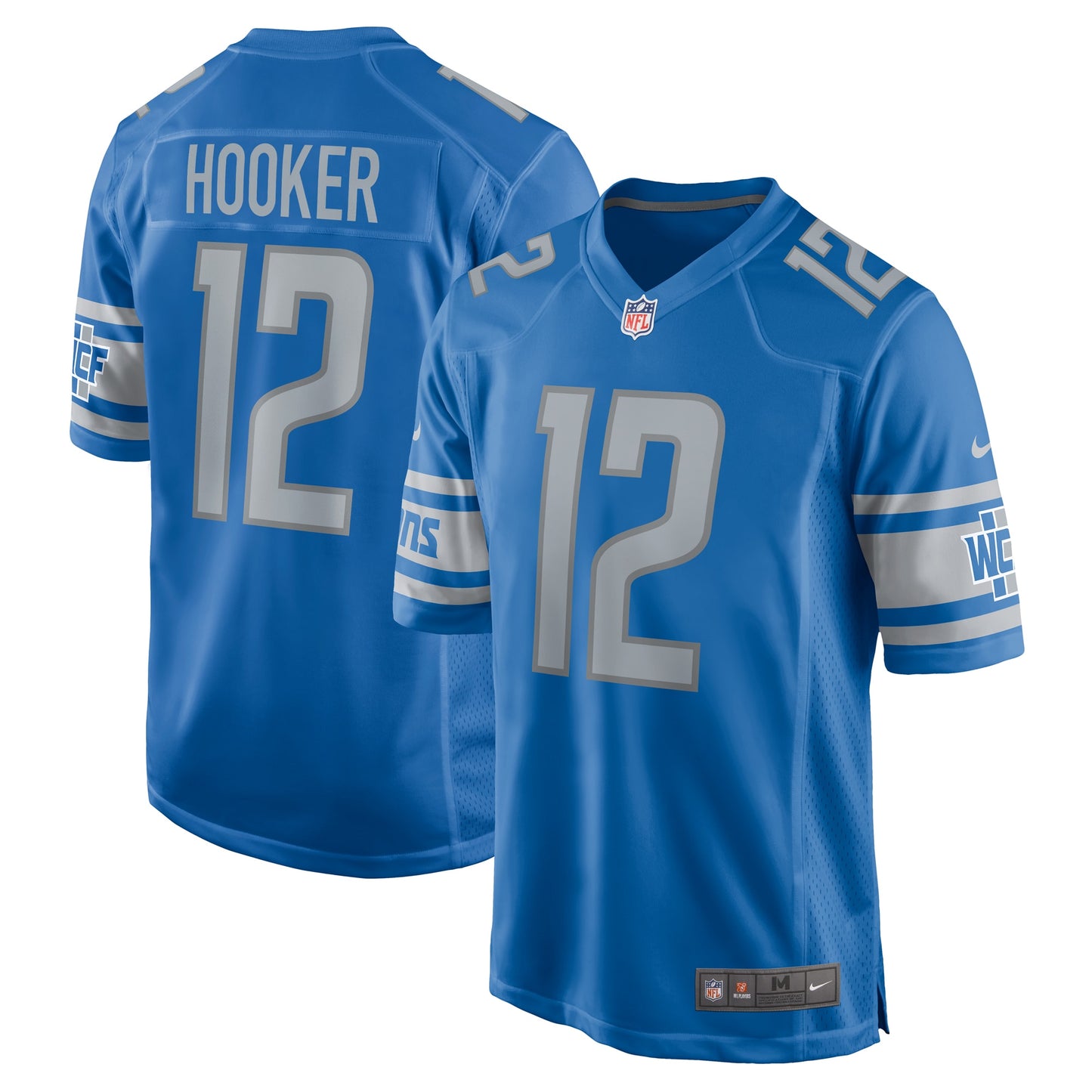Hendon Hooker Detroit Lions 2023 NFL Draft Pick Game Jersey - Blue