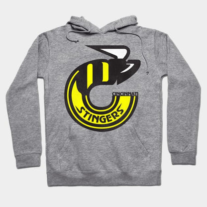 Defunct Cincinnati Stingers Hockey Team Hoodie