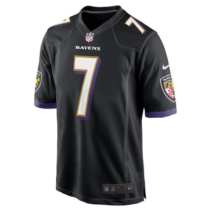 Men's Baltimore Ravens Rashod Bateman Game Jersey - Black