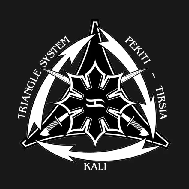 Triangle System With Swords And White Arrows T-Shirt