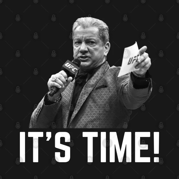 Bruce Buffer It'S Time! Hoodie
