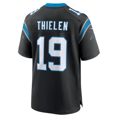 Adam Thielen Carolina Panthers Game Player Jersey - Black