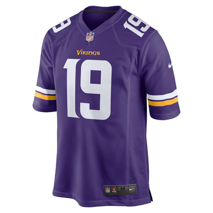 Men's Minnesota Vikings Adam Thielen Game Jersey Purple