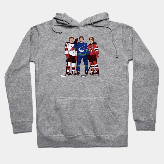 Hughes Brothers Jersey Illustration Hoodie