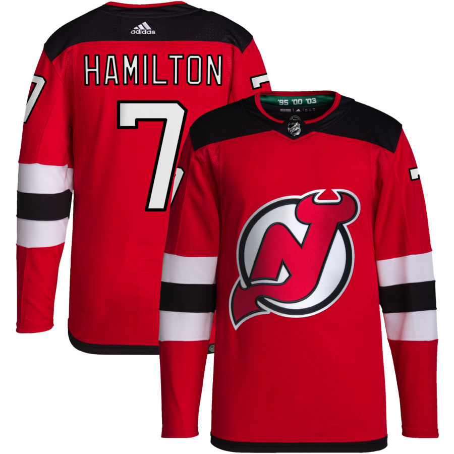 Dougie Hamilton New Jersey Devils Home Primegreen Authentic Pro Jersey - Red