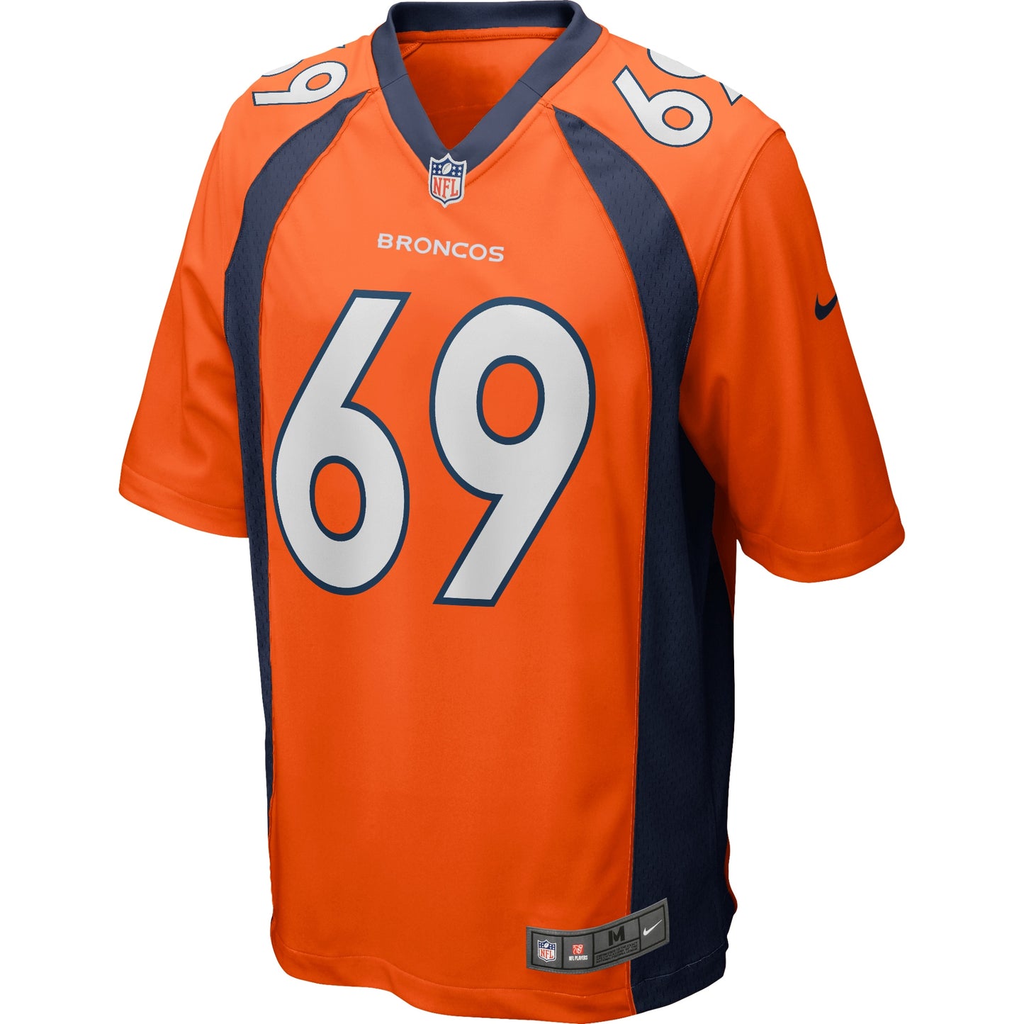 Mark Schlereth Denver Broncos Game Retired Player Jersey - Orange