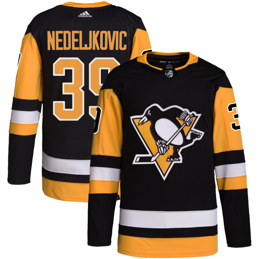 Alex Nedeljkovic Pittsburgh Penguins Home Primegreen Authentic Pro Jersey - Black