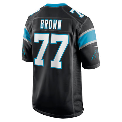 Deonte Brown Carolina Panthers Game Player Jersey - Black