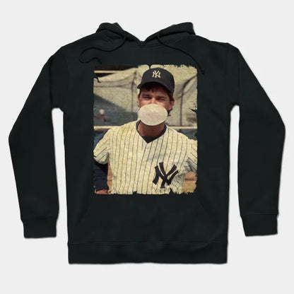 Don Mattingly (Donnie Baseball) In New York Yankees Hoodie