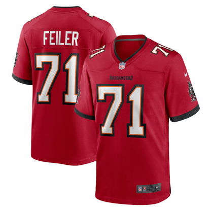 Matt Feiler Tampa Bay Buccaneers Game Player Jersey - Red