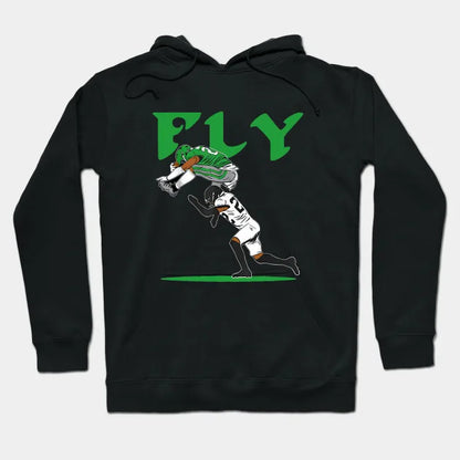 Fly Saquon Barkley Eagles Fly Reverse Hurdle Hoodie