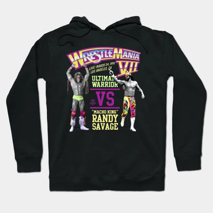 Ultimate Warrior Vs Macho Man Wrestlemania Hoodie