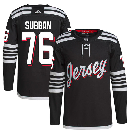 P.K. Subban New Jersey Devils 2021/22 Alternate Primegreen Authentic Pro Player Jersey - Black