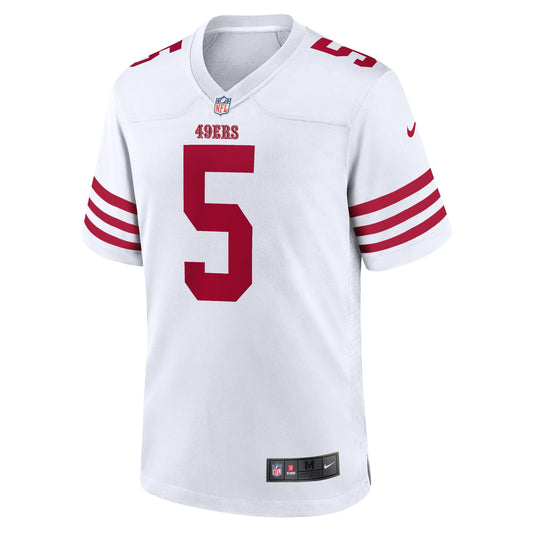 Trey Lance San Francisco 49ers Player Game Jersey - White