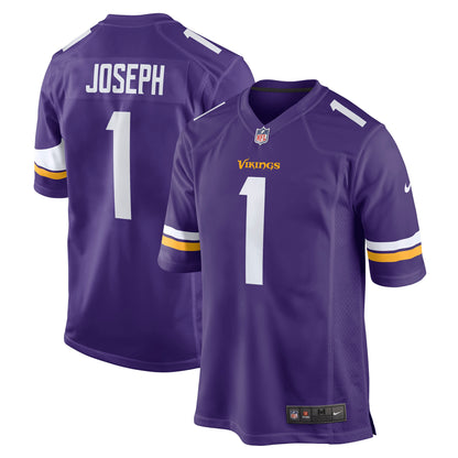 Greg Joseph Minnesota Vikings Game Jersey - Purple