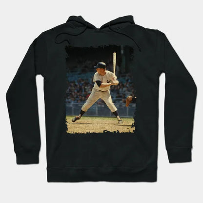 Mickey Mantle In New York Yankees Hoodie
