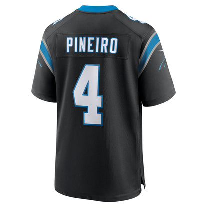 Eddy Pineiro Carolina Panthers Team Game Jersey - Black