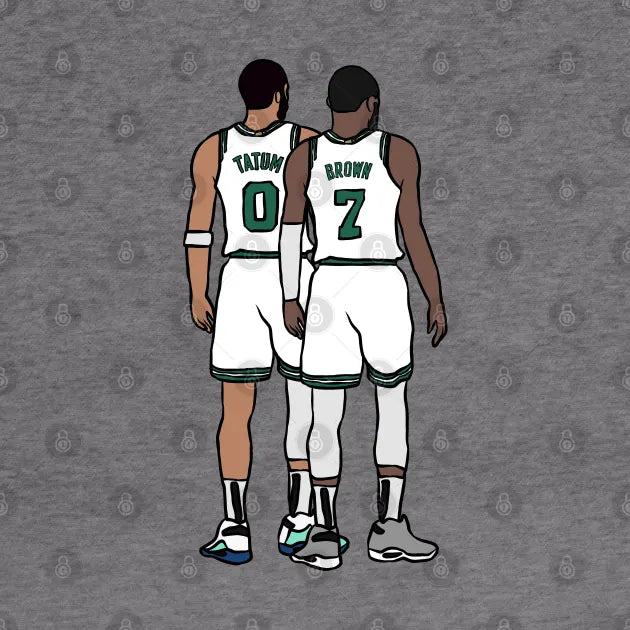 Jayson Tatum And Jaylen Brown Back-To Hoodie