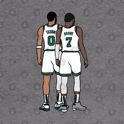 Jayson Tatum And Jaylen Brown Back-To Hoodie