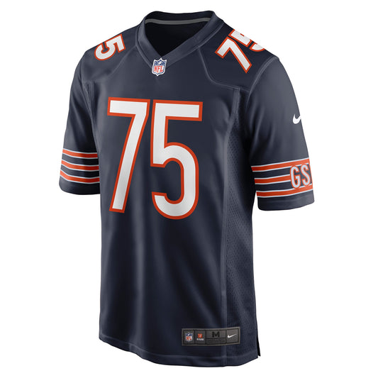 Larry Borom Chicago Bears Game Jersey - Navy