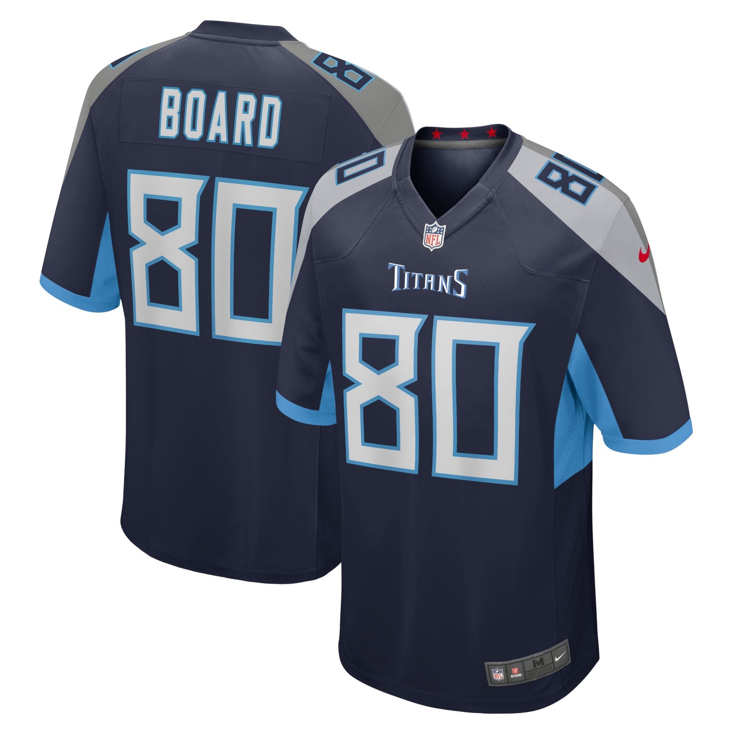 C.J. Board Tennessee Titans Home Game Player Jersey - Navy