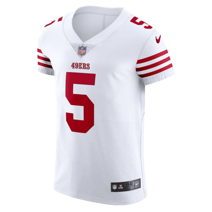 Trey Lance San Francisco 49ers Vapor Elite Jersey - White
