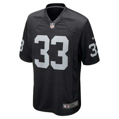 Roderic Teamer Las Vegas Raiders Game Jersey - Black