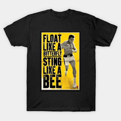 Float Like A Butterfly Sting Like A Bee Muhammad Ali T-Shirt