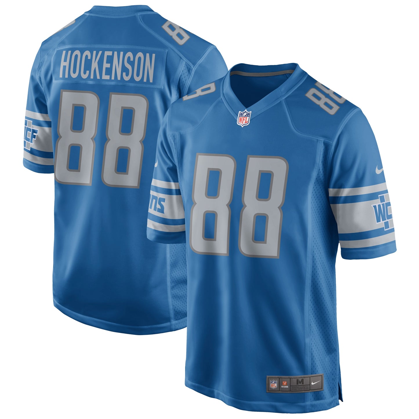 T.J. Hockenson Detroit Lions Game Jersey - Blue