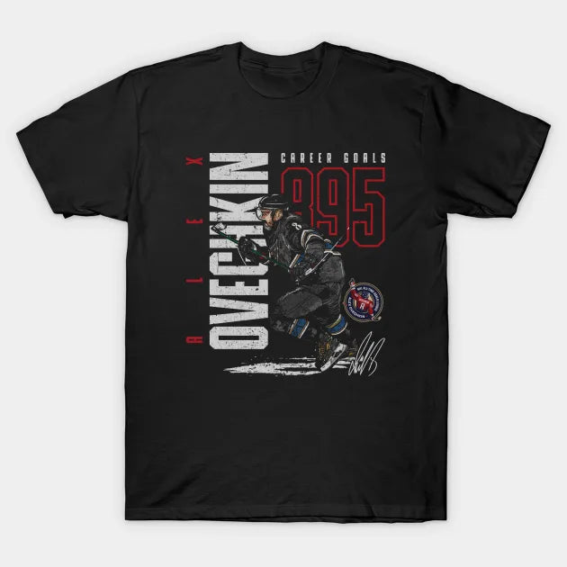 Alex Ovechkin Washington 895 Career Goals Throwback T-Shirt