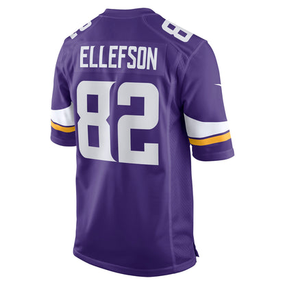 Ben Ellefson Minnesota Vikings Game Jersey - Purple
