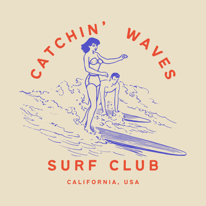 Vintage Surfing Surfer T-Shirt