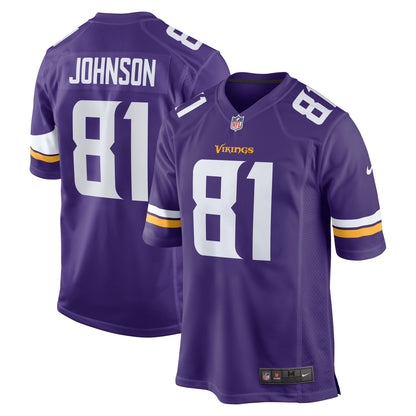 Bisi Johnson Minnesota Vikings Game Jersey - Purple