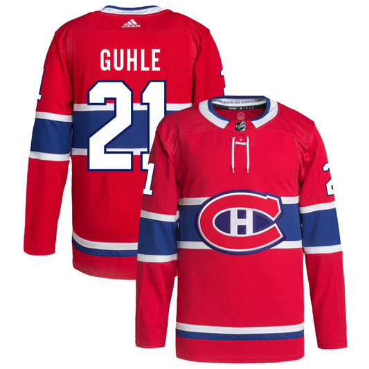 Kaiden Guhle Montreal Canadiens Home Primegreen Authentic Pro Jersey - Red