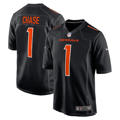 Ja'Marr Chase Cincinnati Bengals Game Fashion Jersey - Black