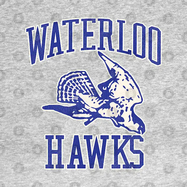 Defunct Waterloo Hawks Basketball Team T-Shirt