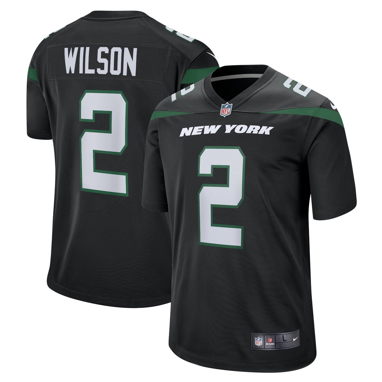 Zach Wilson New York Jets Alternate Game Jersey - Black
