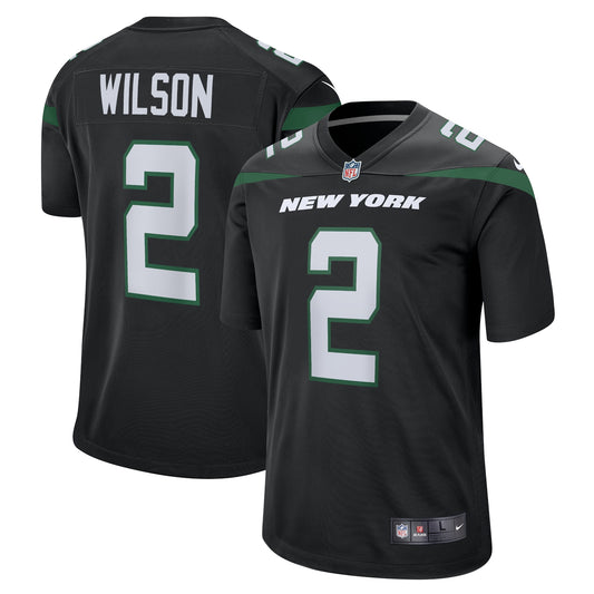 Zach Wilson New York Jets Alternate Game Jersey - Black