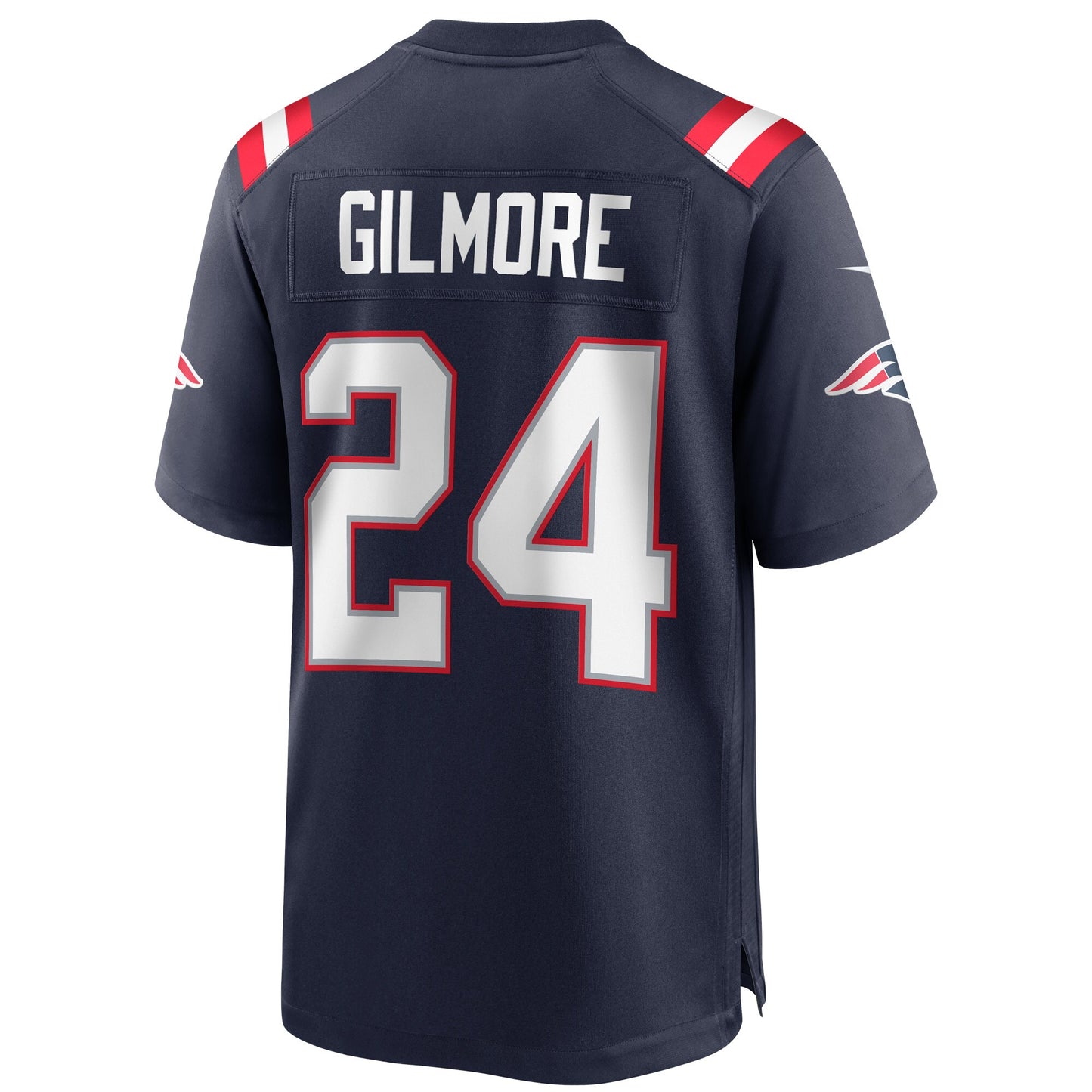 Stephon Gilmore New England Patriots Game Player Jersey - Navy