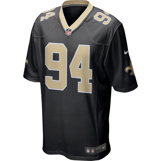 Men's New Orleans Saints Cameron Jordan Game Jersey Black